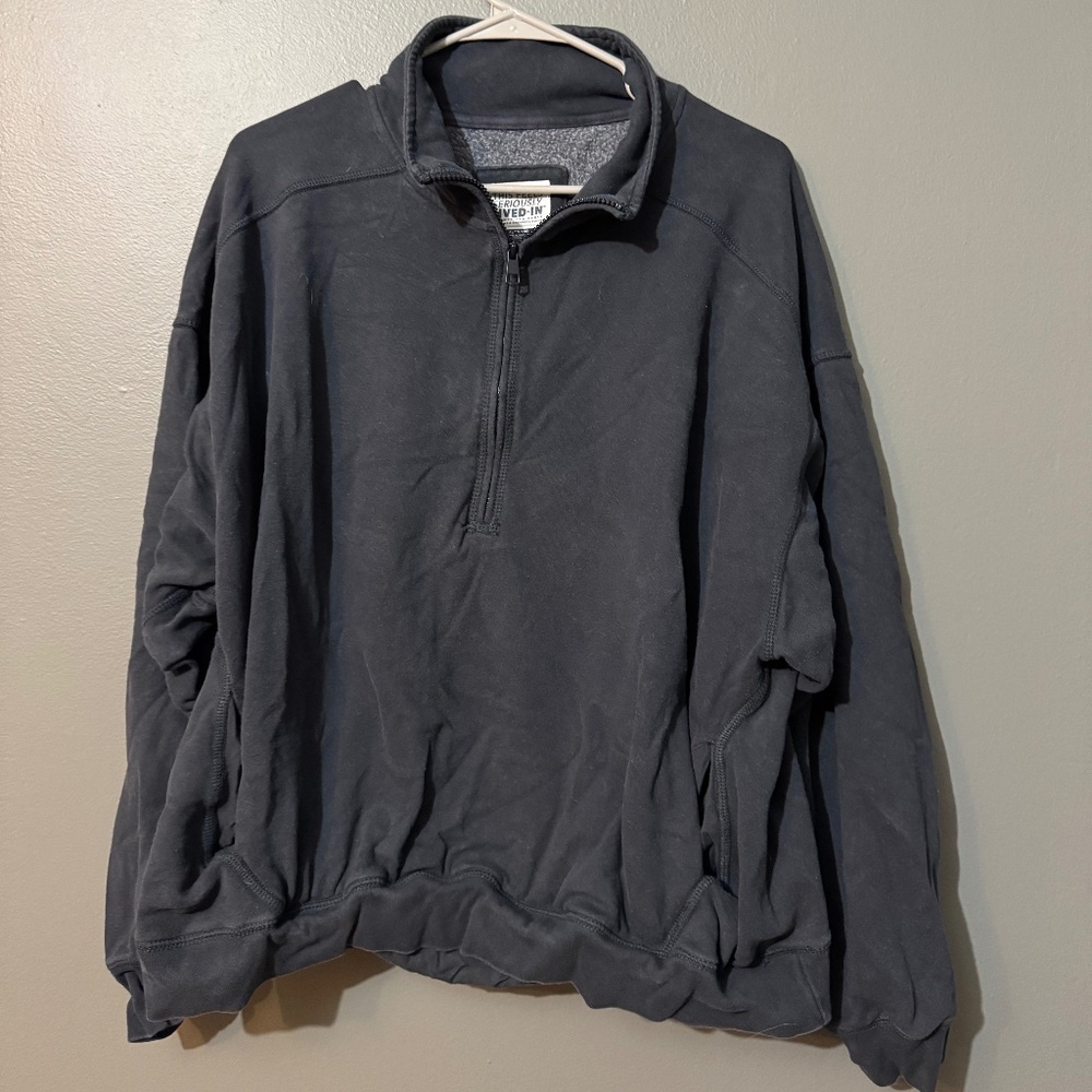 Navy AE quarter zip